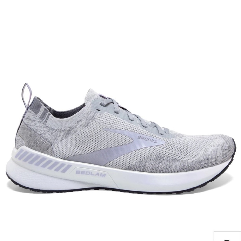 Brooks | Bedlam 3 Running Shoe Oyster/ Purple/ Heather/ Grey